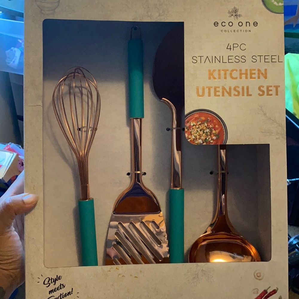 4PC Stainless Steel Kitchen Utensil Set